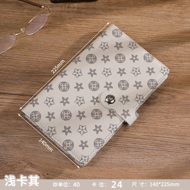 Cash Combination Lock Deposit Book Paper Money Collection Bill Collection Purse Paper Money Bookkeeping Book - Image 1
